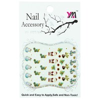 Изображение  New Year stickers for nail design Nail Accessory 3D Design No. 09