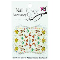 Изображение  Наклейки новогодние для дизайна ногтей Nail Accessory 3D Design № 10