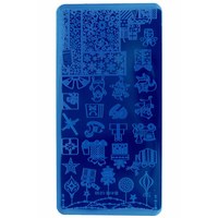 Изображение  Lilly Beaute Nail Stamping Plate – L030