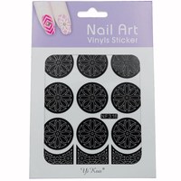 Изображение  Трафарет для маникюра Nail Art Vinyls Sticker — NF-316