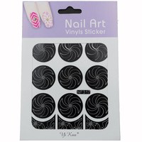 Изображение  Трафарет для маникюра Nail Art Vinyls Sticker — NF-317