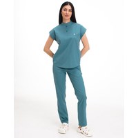 Изображение  Medical women's suit Sydney azure-gray s. 48, "WHITE COAT" 497-428-677, Size: 48, Color: azure gray