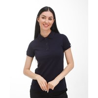 Изображение  Medical women's polo dark blue s. XL, "WHITE COAT" 147-406-677, Size: XL, Color: navy blue