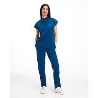 Изображение  Medical women's suit Sydney blue s. 52, "WHITE COAT" 497-322-677, Size: 52, Color: blue