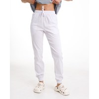 Изображение  Medical women's joggers stretch white s. 46, "WHITE COAT" 501-324-730, Size: 46, Color: white