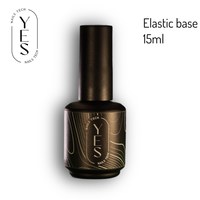 Зображення  База для гель-лаку YES Clear Base Elastic, 15 мл