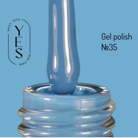 Зображення  Гель-лак для нігтів YES Gel polish №035, 6 мл, Об'єм (мл, г): 6, Колір: 035