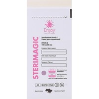 Зображення  Крафт-пакет для стерилізації Enjoy Professional SteriMagiс ППСП-Б 100Х200 мм, 100 шт/пачка 