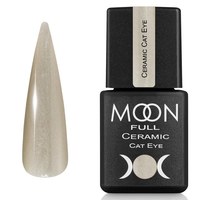 Изображение  Гель-лак для ногтей Moon Full Ceramic Cat Eye Gel №SC533 Серебристый мираж, 8 мл, Объем (мл, г): 8, Цвет №: SC533