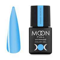 Изображение  Гель-лак для ногтей Moon Full Vitrage Color Gel №06 Лазурный бриз, 8 мл, Объем (мл, г): 8, Цвет №: 06