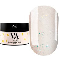 Изображение  Gel for nails with shimmer Valeri Dream Builder Gel No. 04, 30 ml, Volume (ml, g): 30, Color No.: 4