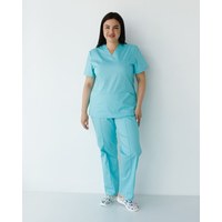 Изображение  Women's medical suit Topaz menthol +SIZE s. 60, "WHITE COAT" 362-441-705, Size: 60, Color: menthol