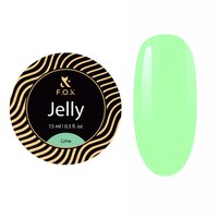 Зображення  Будівельний гель-желе F.O.X Builder Gel Jelly Cover Lime, 15 мл, Об'єм (мл, г): 15, Цвет №: Lime