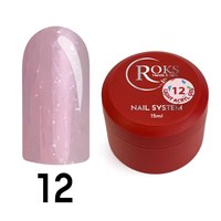 Изображение  Liquid gel for nail extention Roks Light Acryl Gel No.12, 15 ml, Volume (ml, g): 15, Color No.: 12