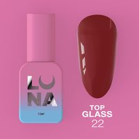 Изображение  Топ для гель-лака LUNAMoon Top Glass №22, 13 мл, Объем (мл, г): 13, Вариант: 22