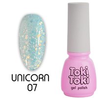 Изображение  Гель-лак Toki-Toki Unicorn UN07, 5 мл, Объем (мл, г): 5, Цвет №: 07