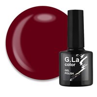 Изображение  Гель-лак G. La Color New №045 малиновое вино, 10 мл, Объем (мл, г): 10, Цвет: 045