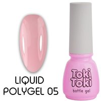 Изображение  Toki-Toki Liquid Polygel №05 pink, 5 ml, Volume (ml, g): 5, Color No.: 5