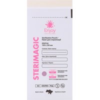 Зображення  Крафт-пакети для стерилізації Enjoy Professional SteriMagiс ППСП-Б 100x250 мм, 100 шт 