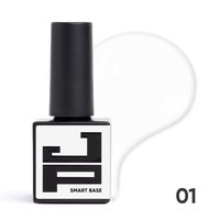 Изображение  Камуфлирующая каучуковая база Jerden Proff Smart Base №01 молочный, 10 мл, Объем (мл, г): 10, Вариант: 01