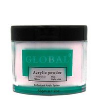 Зображення  Акрилова пудра для нігтів Global Acrylic Powder 56 g Pink