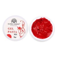 Изображение  Гель паста для лепки и дизайна Global Fashion 5 г Red