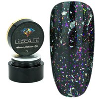 Изображение  Glitter - gel for nail design Lilly Beaute Stars Gel 7 g - № 004