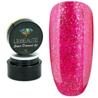 Изображение  Глиттер - гель для дизайна ногтей Lilly Beaute Super Diamond Gel 7 г — № 004