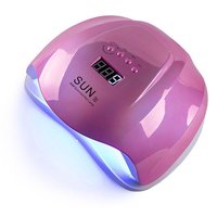 Изображение  Лампа для ногтей и шеллака SUN X UV+LED 54 Вт, Зеркально розовая