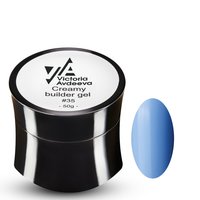 Зображення  Моделюючий крем-гель Victoria Avdeeva Creamy Builder Gel №35, 50 мл , Об'єм (мл, г): 50, Цвет №: 35, Колір: Блакитний