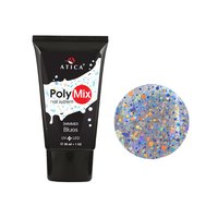 Изображение  Полигель с шиммером Atica Polymix Blues, 30 мл, Объем (мл, г): 30, Вариант: Blues