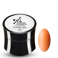 Изображение  Моделирующий крем-гель Victoria Avdeeva Creamy Builder Gel №49, 50 мл, Объем (мл, г): 50, Цвет №: 49, Цвет: Оранжевый