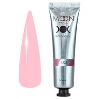 Изображение  Полигель для наращивания ногтей Moon Full Poly Gel №03, 30 мл, Объем (мл, г): 30, Вариант: 03