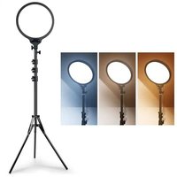Изображение  ZL-QP330 LED panel - 33 cm. (ring lamp) for studio lighting, on a 210 cm tripod, 24 W.