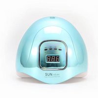 Изображение  UV/LED зеркальная лампа - SUN X5 Max для маникюра и педикюра, 120 Вт. Голубой