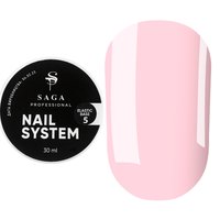 Изображение  Camouflage nail base Saga Professional Elastic Base No.05 light pink, 30 ml, Volume (ml, g): 30, Color: 5