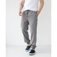 Изображение  Medical pants men's joggers stretch gray s. 52, "WHITE ROBE" 504-328-730, Size: 52, Color: grey