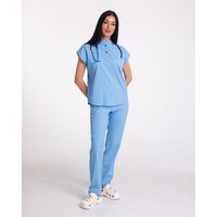 Изображение  Women's medical suit Sydney blue s. 40, "WHITE ROBE" 497-333-677, Size: 40, Color: blue light