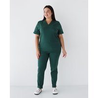 Изображение  Women's medical suit Marseille green s. 60, "WHITE ROBE" 499-350-708, Size: 60, Color: green