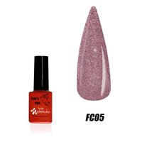 Изображение  Светоотражающий гель-лак Nails Molekula Flash Cat Eyes 6 мл, № FC05, Цвет: FC05