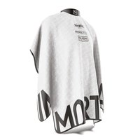 Зображення  Пеньюар з накидкою-Кейп шкіряний білий Immortal Barber NEOCAPE