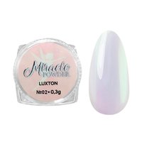 Изображение  Премиальная пудра для дизайна ногтей Miracle Powder LUXTON №02, 0.3 г, Объем (мл, г): 0.3, Цвет: 02