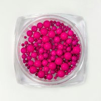 Изображение  Colored broths for nail decoration Siller Puffy Dot Dark pink, 5 g