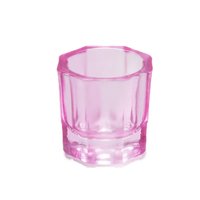 Изображение  Cup for paint monomer, for mixing different liquids - glass Pink