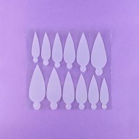 Изображение  Silicone molds for manicure DNKa Professional nail molds No.0001, 36 pcs