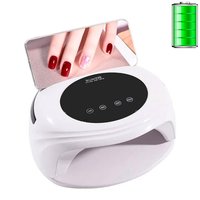 Изображение  UV/LED лампа Sun Y30 для сушки гель лака,всех видов геля (на аккумуляторе, с подставкой для телефона), 248 Вт.
