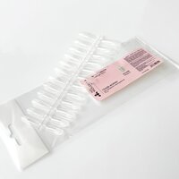 Изображение  Nails Molekula Fast Form Nail Extentions Square, 24 pcs