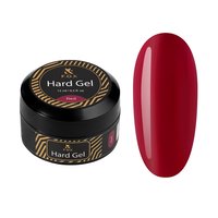 Изображение  Modeling gel for nails F.O.X Hard Gel Red, 15 ml, Volume (ml, g): 15, Color: Ed