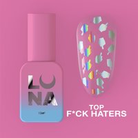 Изображение  Топ для гель-лака LUNAMoon Top F*ck Haters, 13 мл