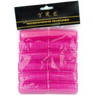 Изображение  Velcro curlers d 20 mm 12 pcs, pink